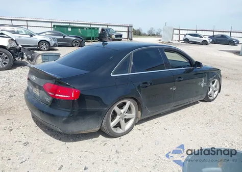 2010 Audi A4 2.0T Premium from USA, damaged, VIN WAUFFAFL5AN038499